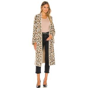 BLANKNYC Leopard Print Duster Cardigan